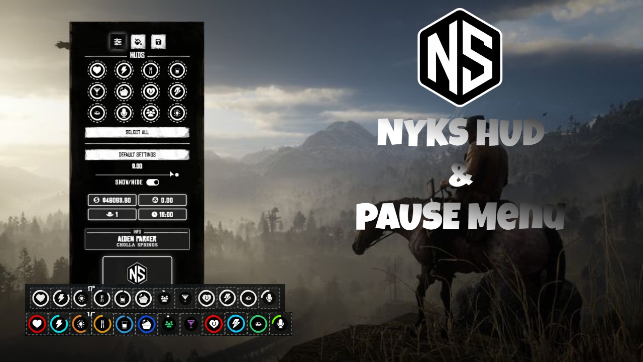 Nyks HUD & Pause Menu