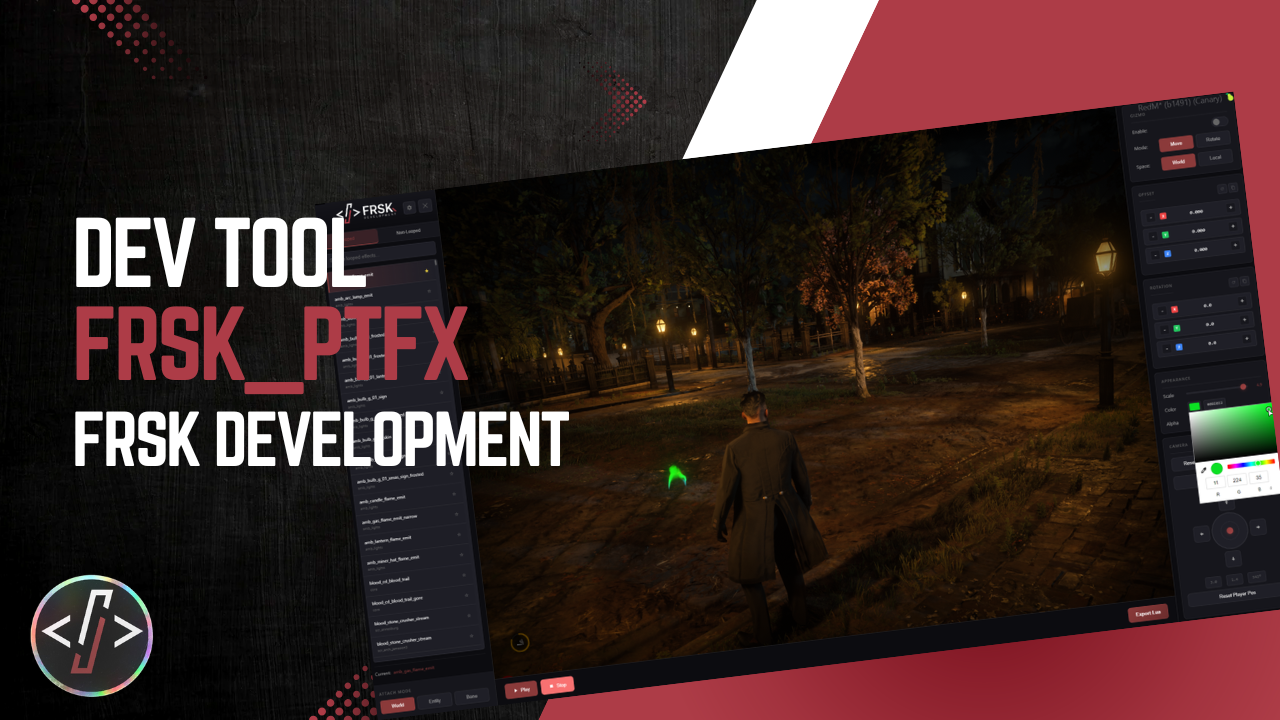 Frsk Anim & Frsk PTFX Dev tool bundle