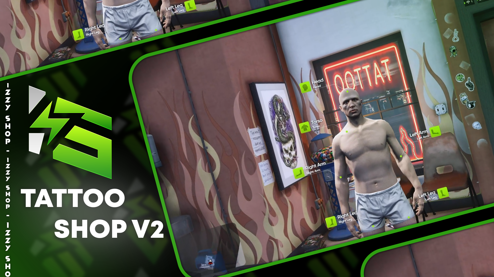 [TATTO V2] ESCROW QBCORE ESX QBOX