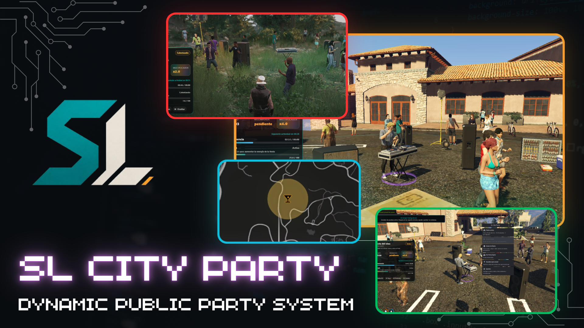 SL City Party | Dynamic Public Party System