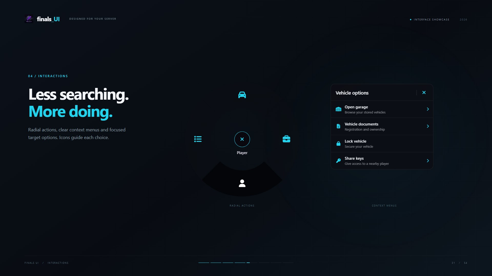 [Finals UI Kit]ox_lib qb-target ox_target chat Pausemenu Standalone{ESCROW}