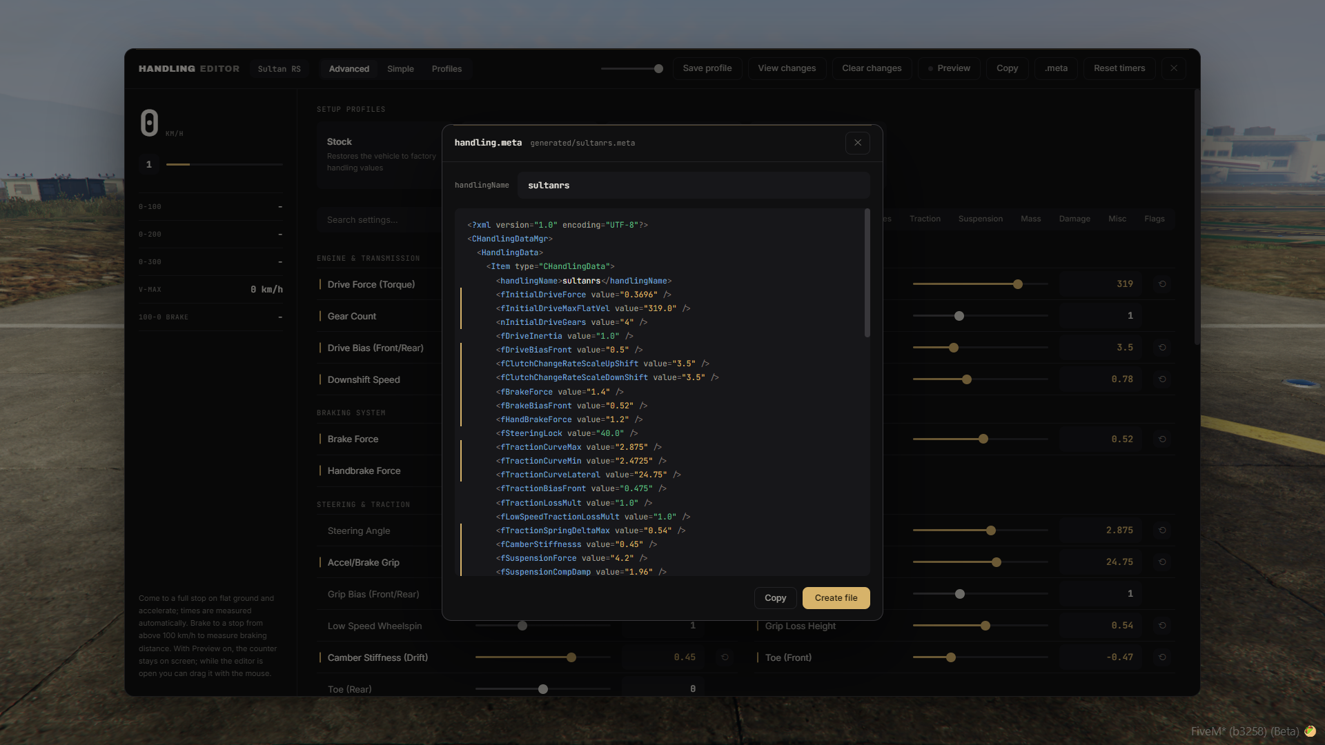 Handling Editor