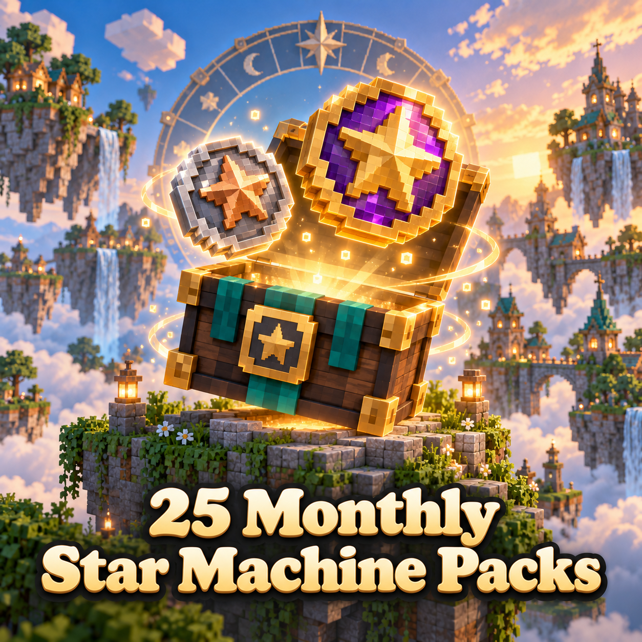 25 Monthly Star Machine Packs