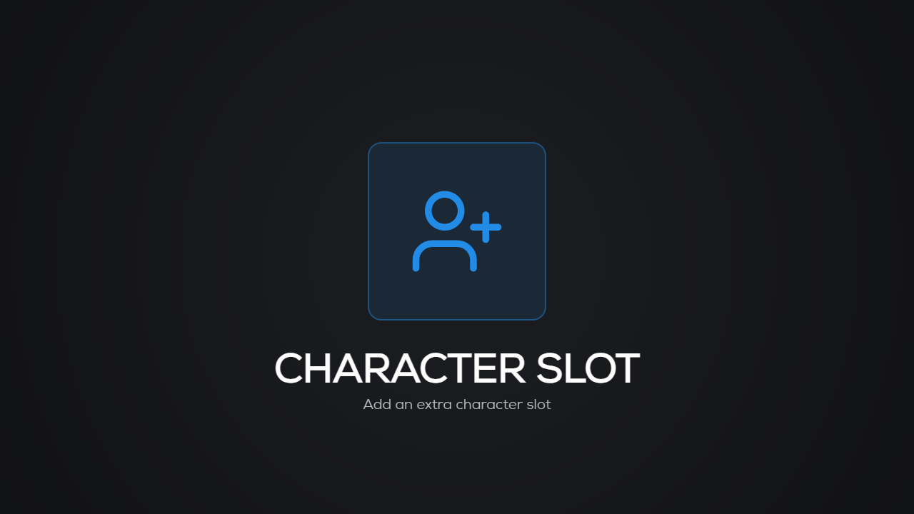 Character Slot