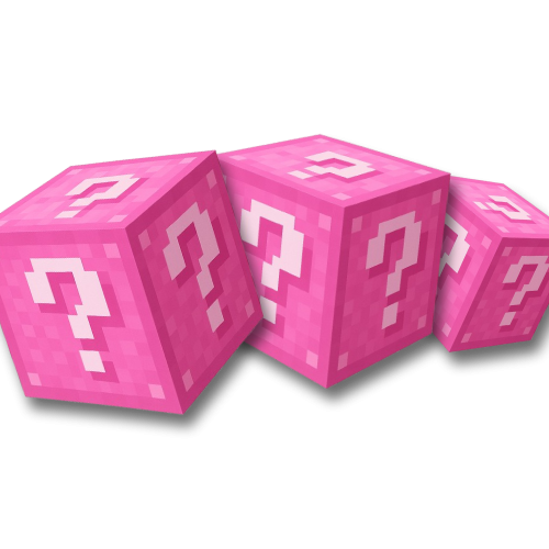 20 Pinke LuckyBlöcke