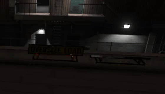 Oversize load sign