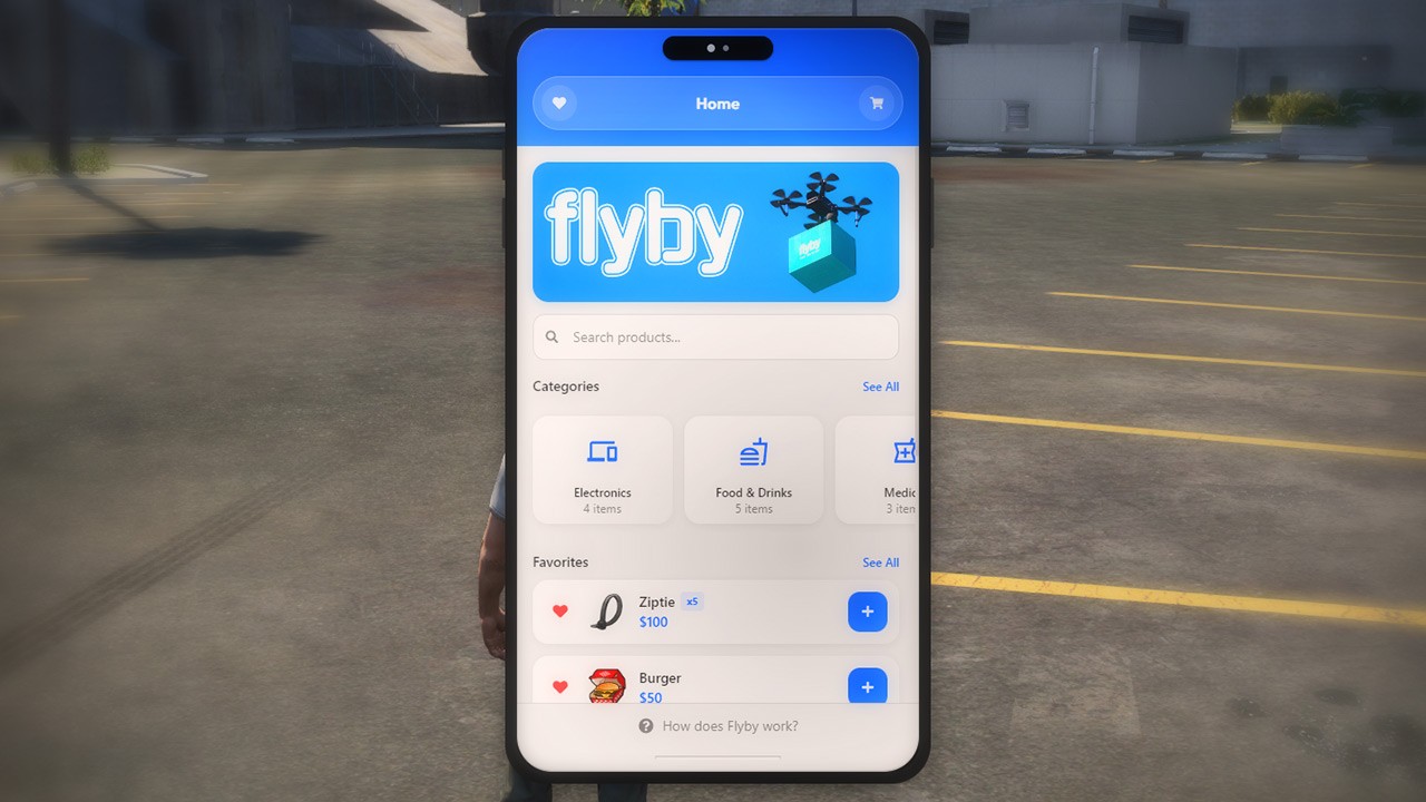 Drone Deliveries + Phone App