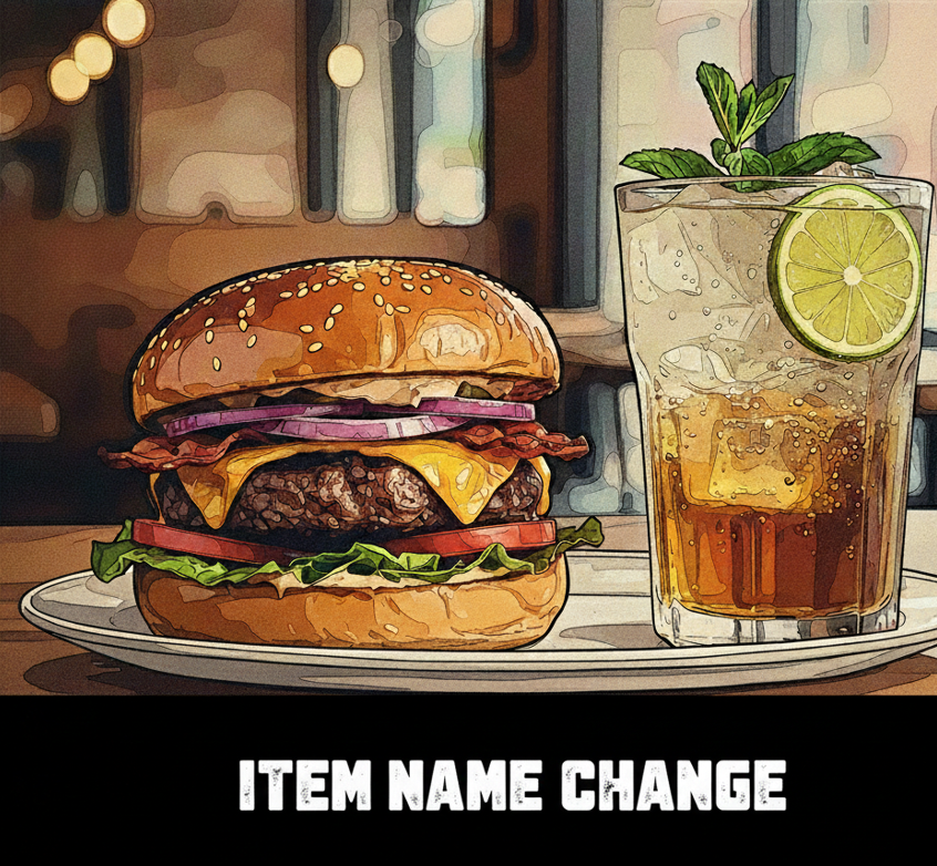 5 Item Name Change
