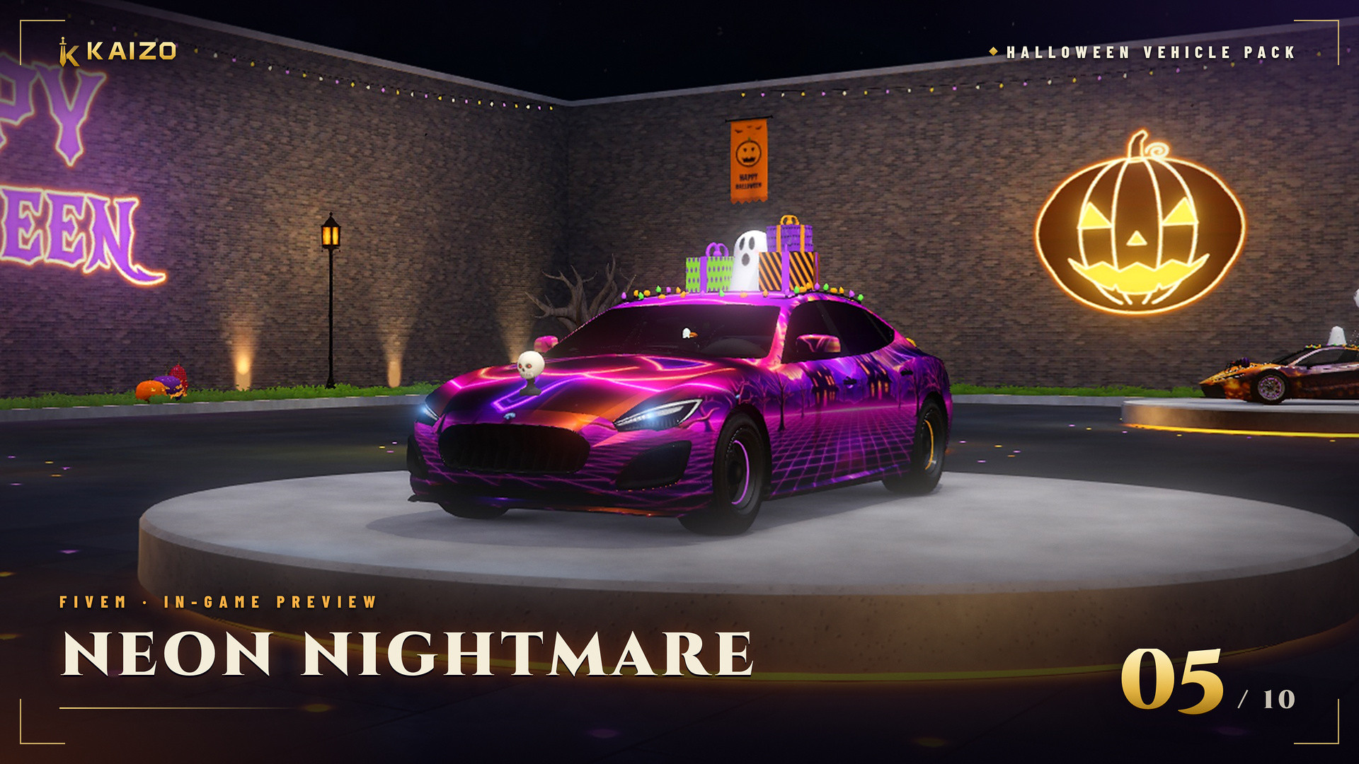 Halloween Vehicle Pack (10 Cars)