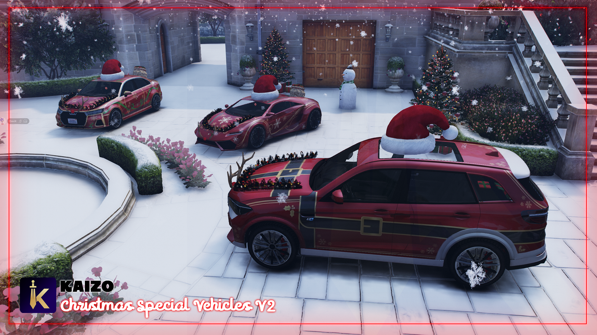 Christmas Special Vehicle Pack V2 (5 Cars)