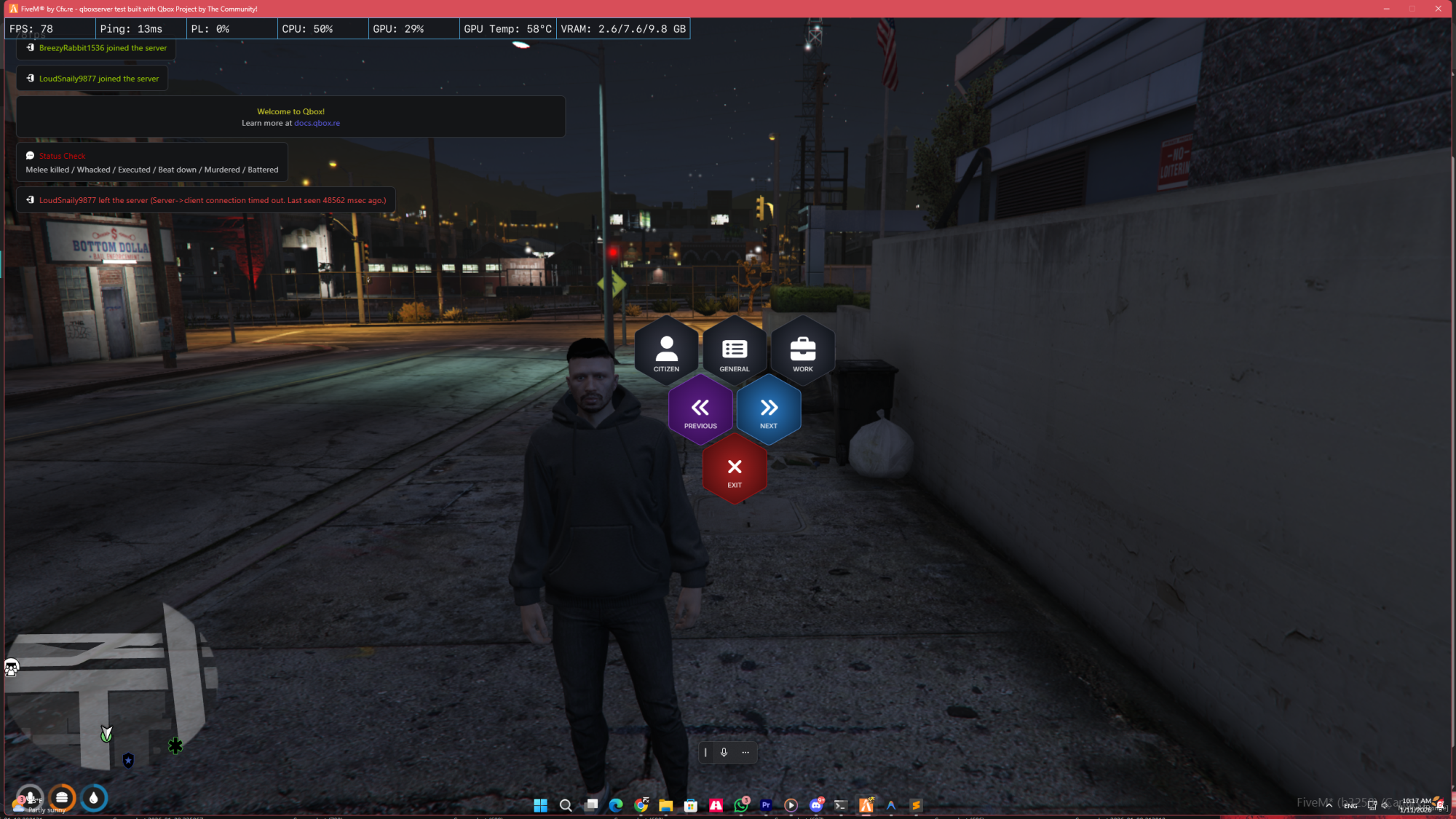 FxRadialMenu  NPC Police + EMS Tools + Parking + Emotes qb core/Qbox/Esx (Escrow)
