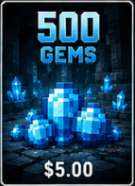 500 Gems Package