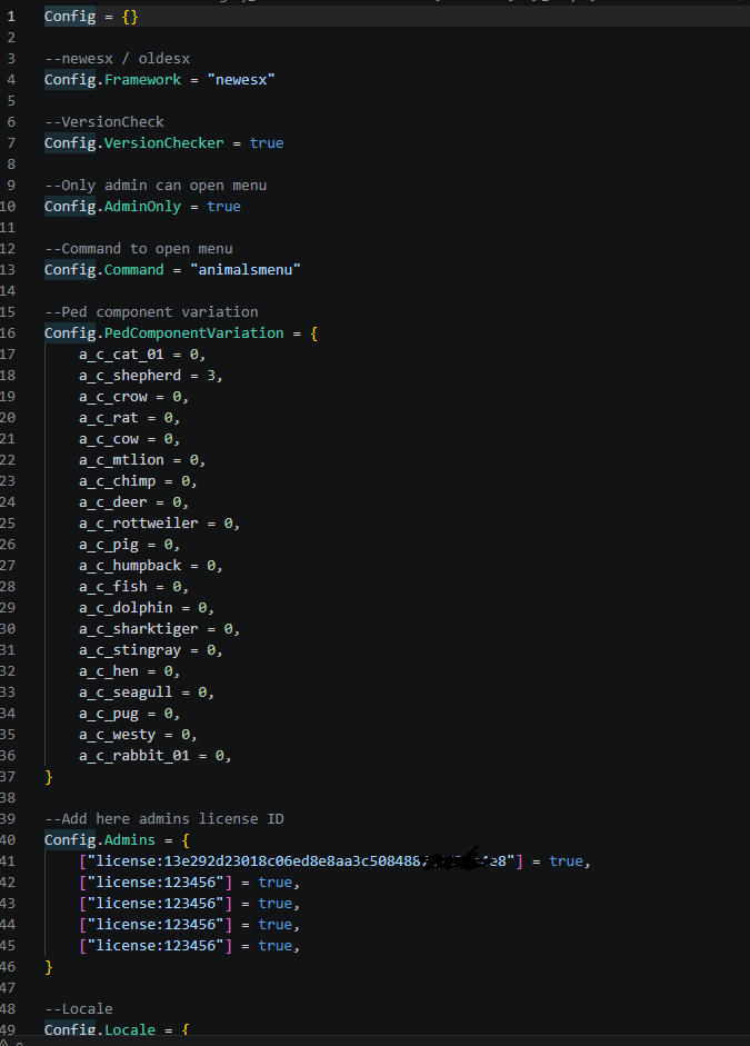 L-AnimalsMenu in ESX