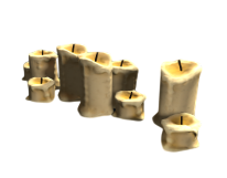 Large Candles x8