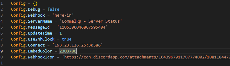 L-ServerStatus in standalone