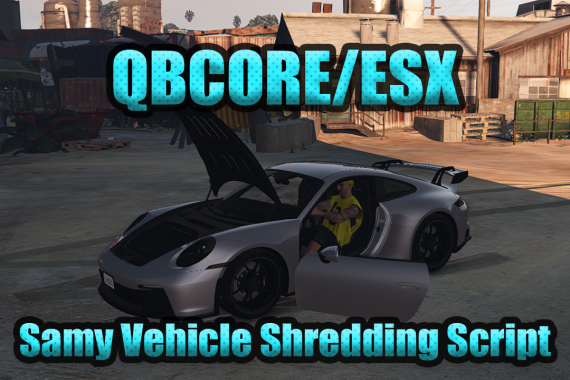 Samy Vehicle Shredding [QBCORE/ESX]