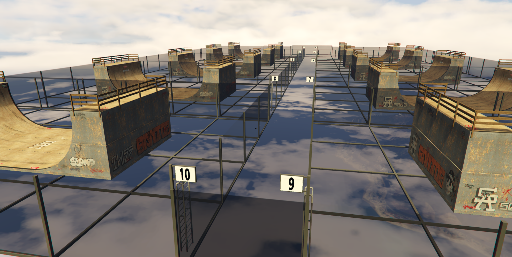 Glass Skyramps