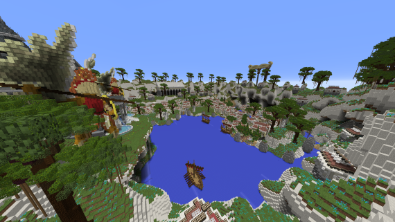 KitPvP Map | Greek Style | 500x500