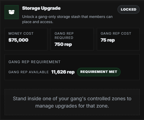 Gang Package Tier 1