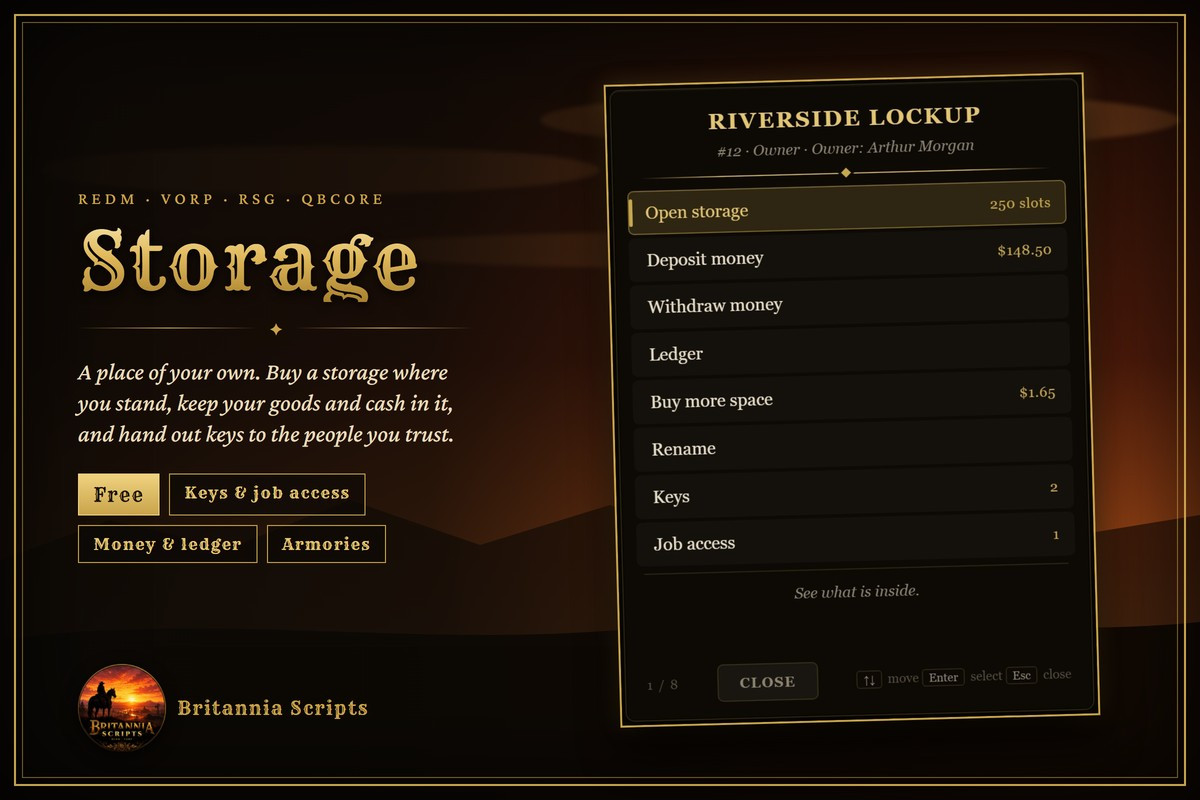 Storage screenshot