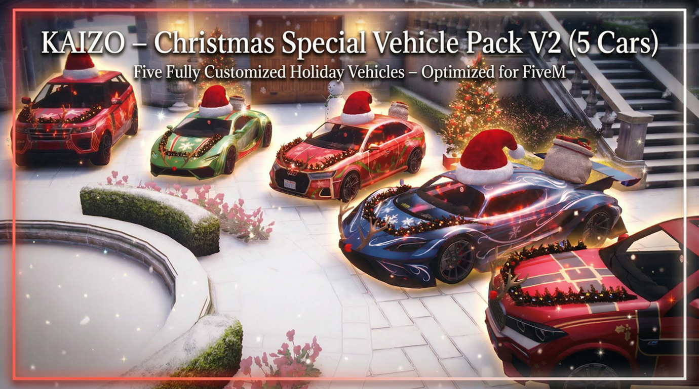 Christmas Vehicle Pack V2 main product preview