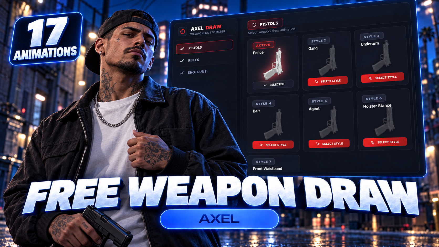 Free Axel Weapons Draw