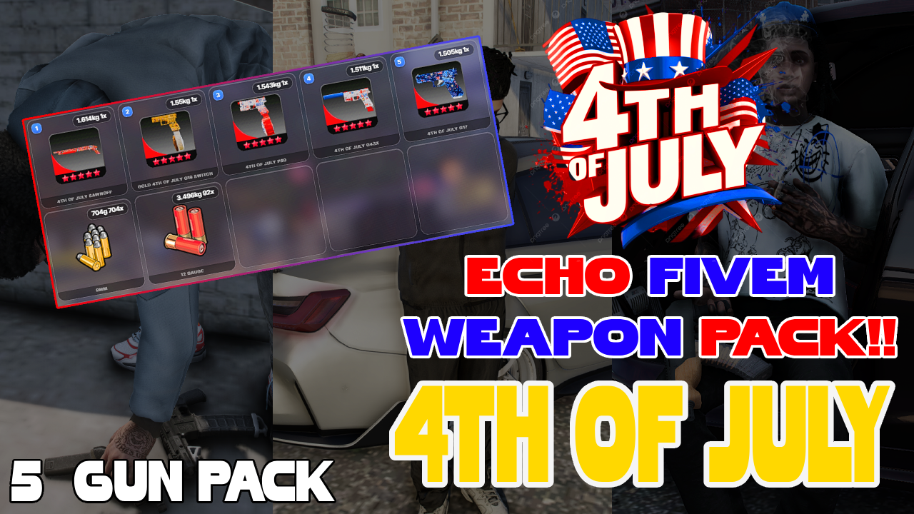 Echo 4th Of July Weapon Pack | Lifestyle Inspired