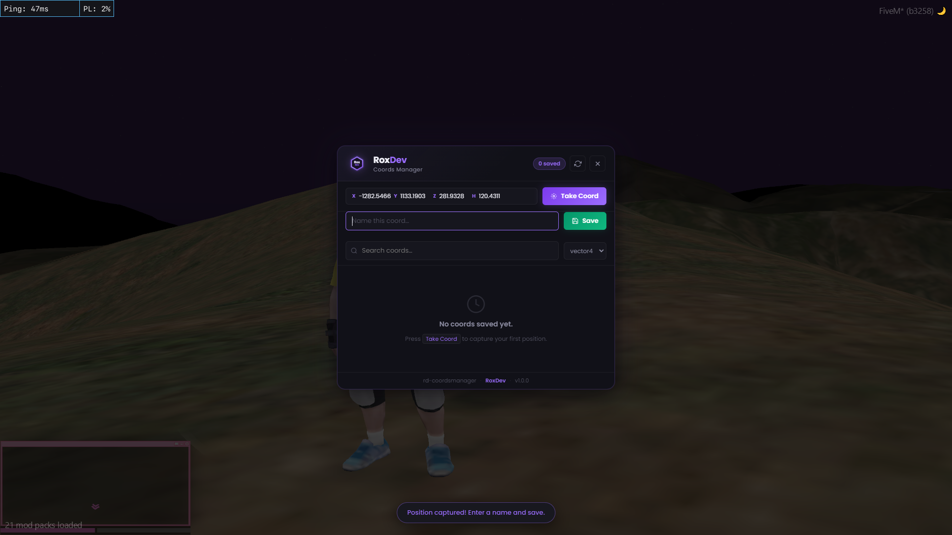 RD Coords Manager (Escrowed)