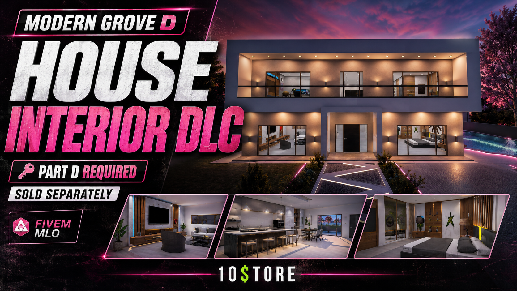 **DLC** |  INTERIOR HOUSES | MODERN GROVE PART D  |