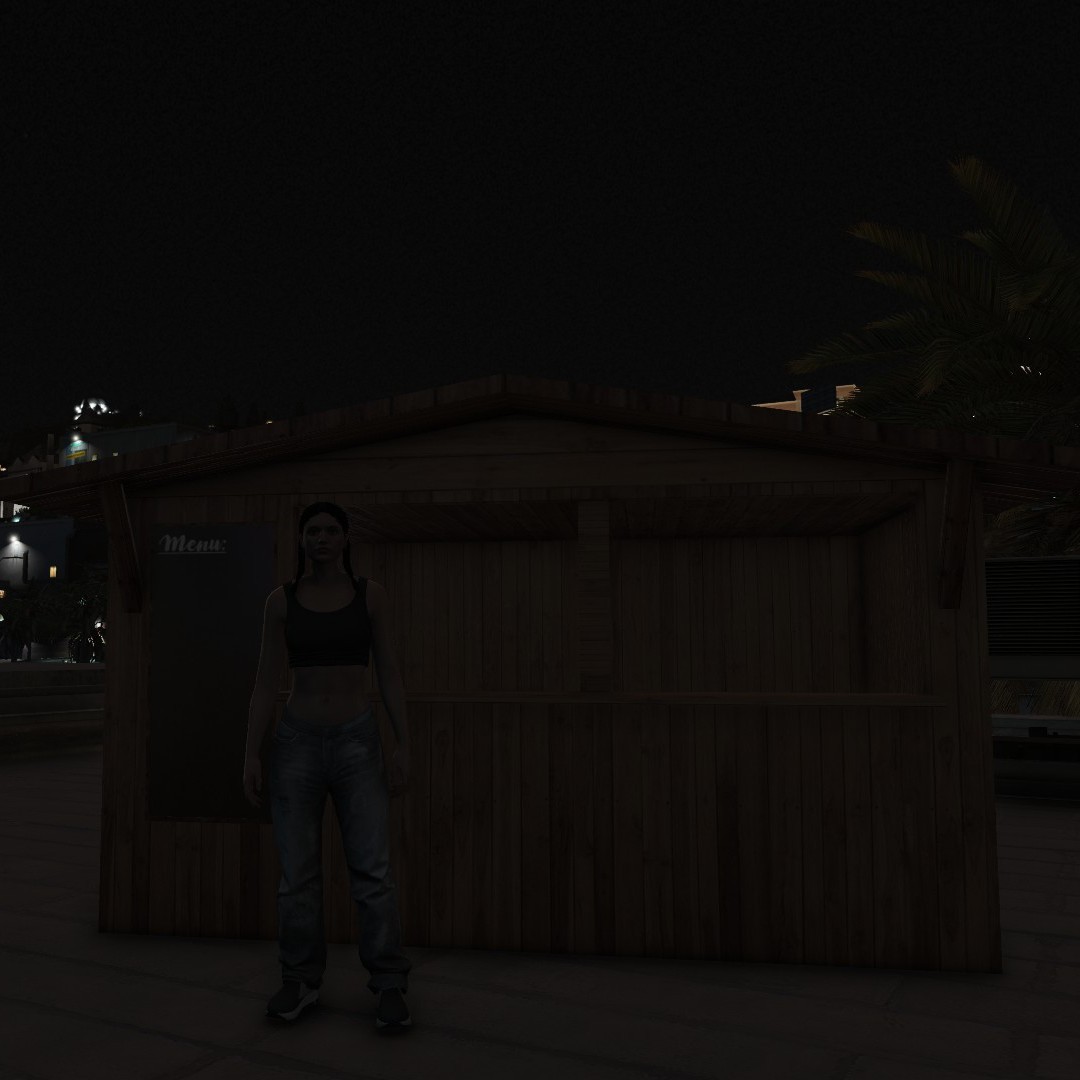 Wooden market