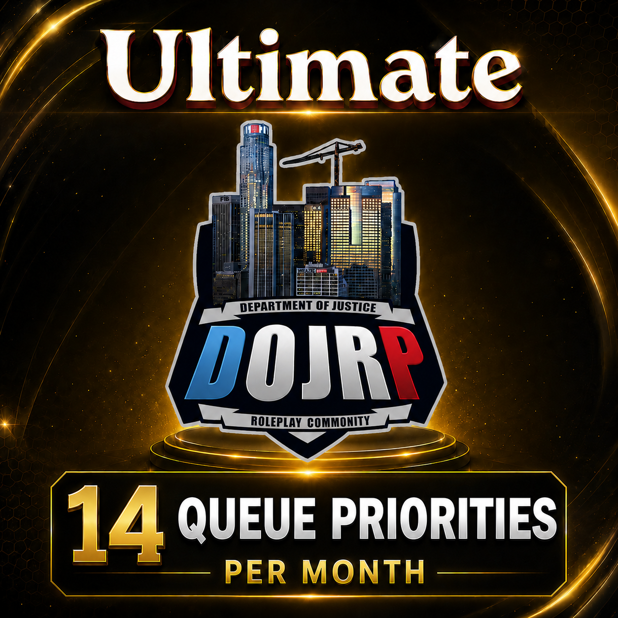 DoJRP Production Ultimate Queue Priority Package (x14 per month)