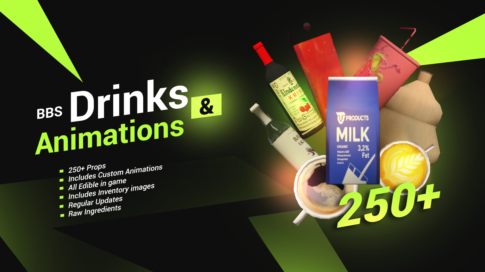Edible Drinks(+ Animations)