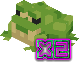 2x  Frog Nog Plushie Key
