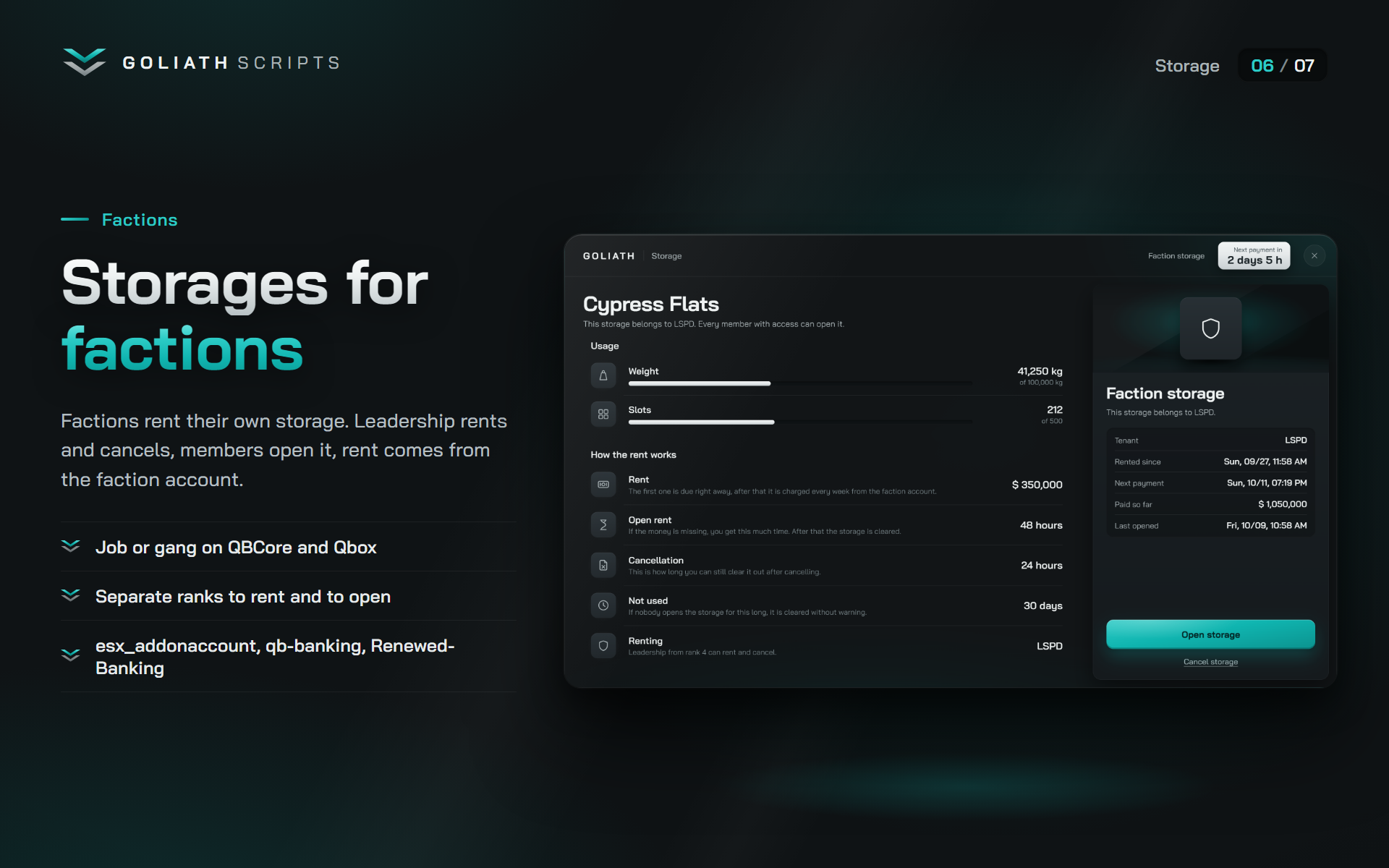 Storage FiveM script, screenshot 6