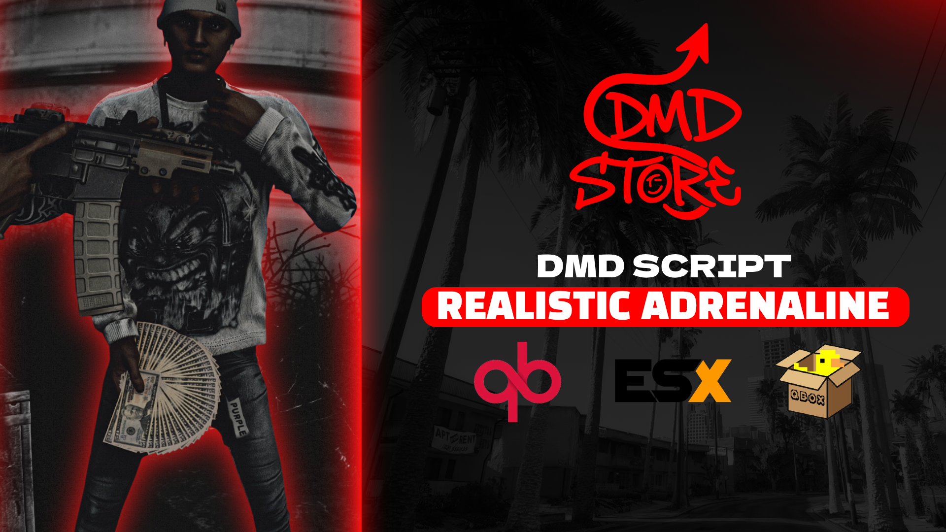 DMD Store Adrenaline System | Advanced Combat Enhancement | QB ESX