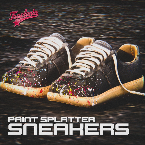 PAINT SPLATTER SNEAKERS
