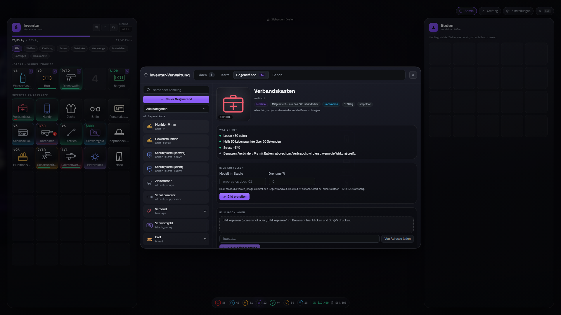CrankChaos Inventar – Bild 4
