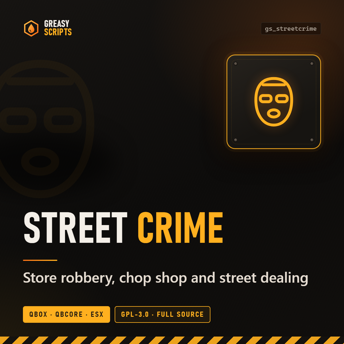 Greasy Street Crime - Robbery, Chop Shop & Dealing