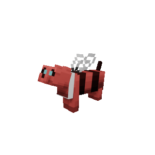 Red Bee Cat Skin — cosmetic Cat Skins item on the NovaVoid Cat Civilization Minecraft server