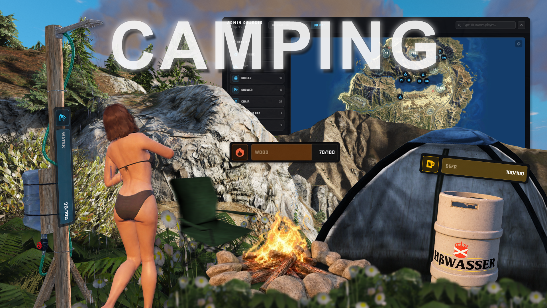 Camping - FiveM Scripts, Scripts, Best FiveM Scripts, Best FiveM Mods, Server Scripts, Server Mods, Buy Scripts, FiveM Roleplay, FiveM Resources