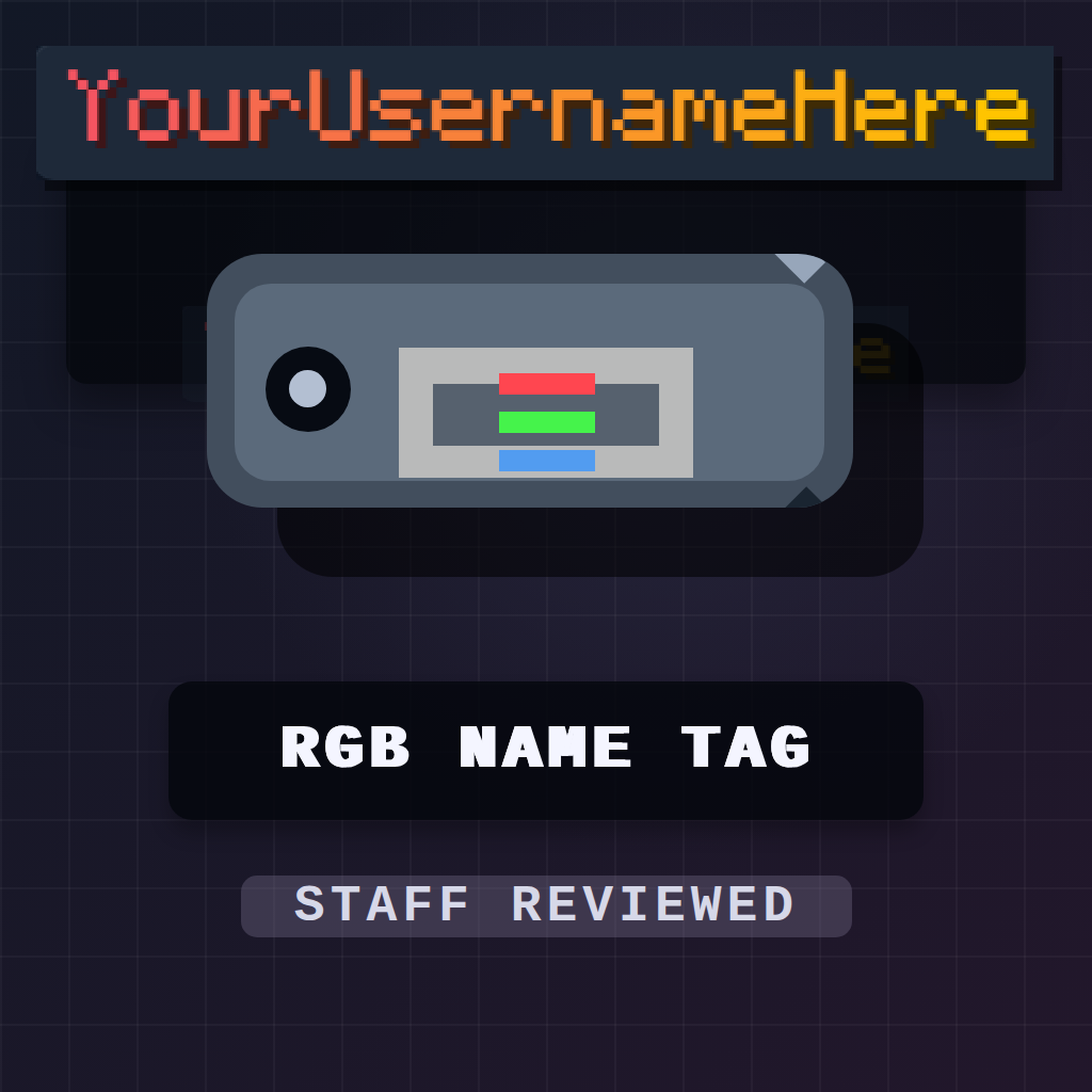 RGB Name Tag