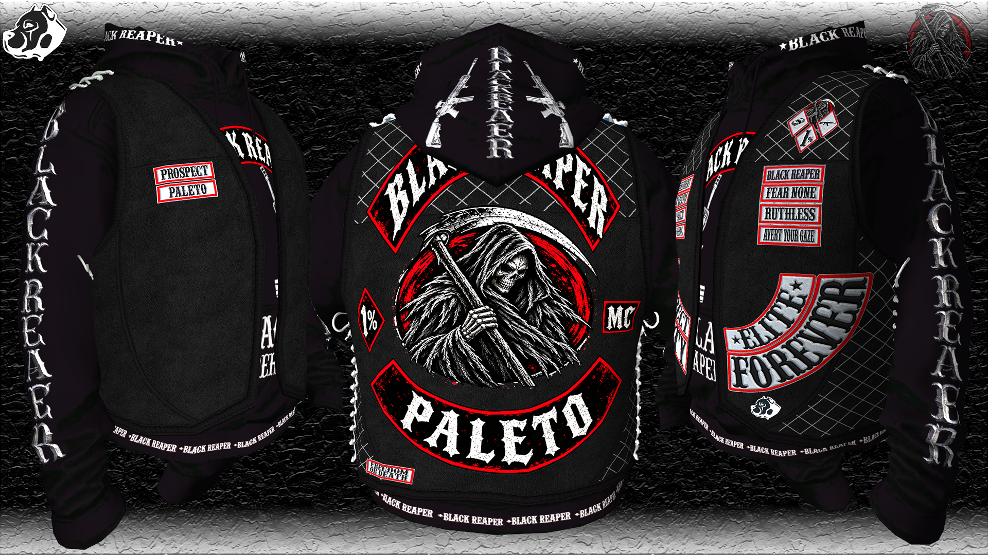 Black Reaper Kuttes | FiveM Gang Clothing