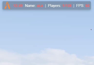 DriftX · [FREE] [Standalone] TopBar HUD – Clean & Minimalistic Server UI