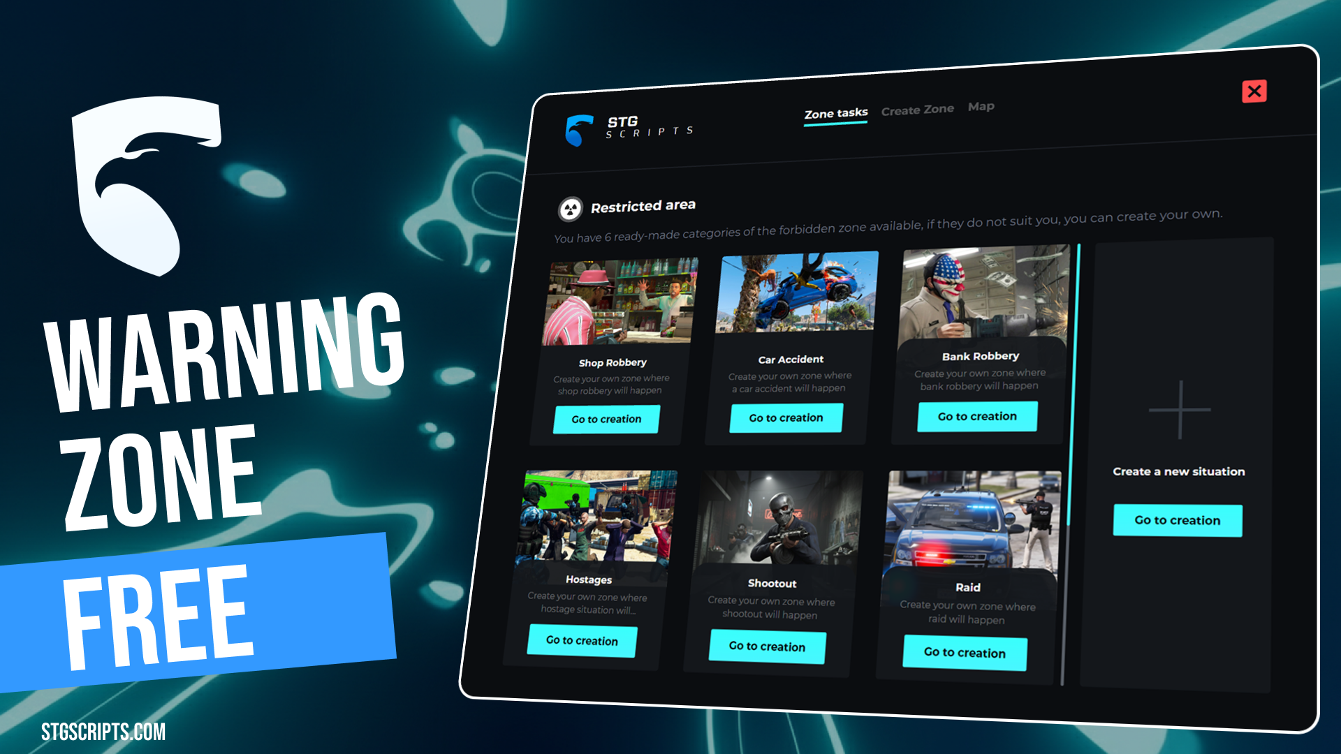 Fivem Advanced Warning Zone Script