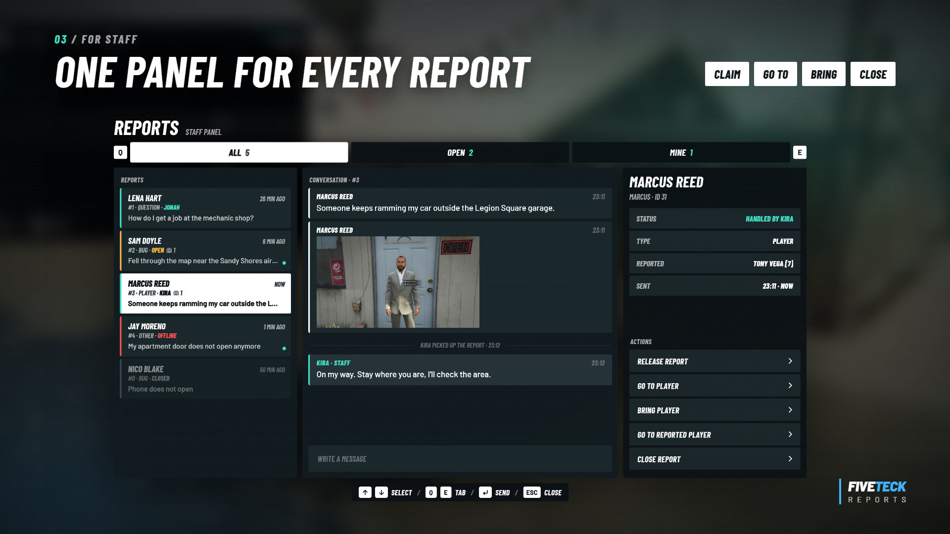 FiveTeck Reports