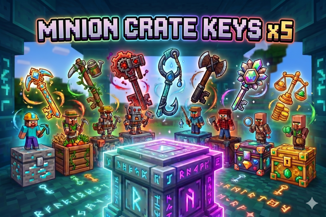 🐾 Minion Crate Key x5 🔑