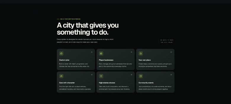 FiveM Server Website Template