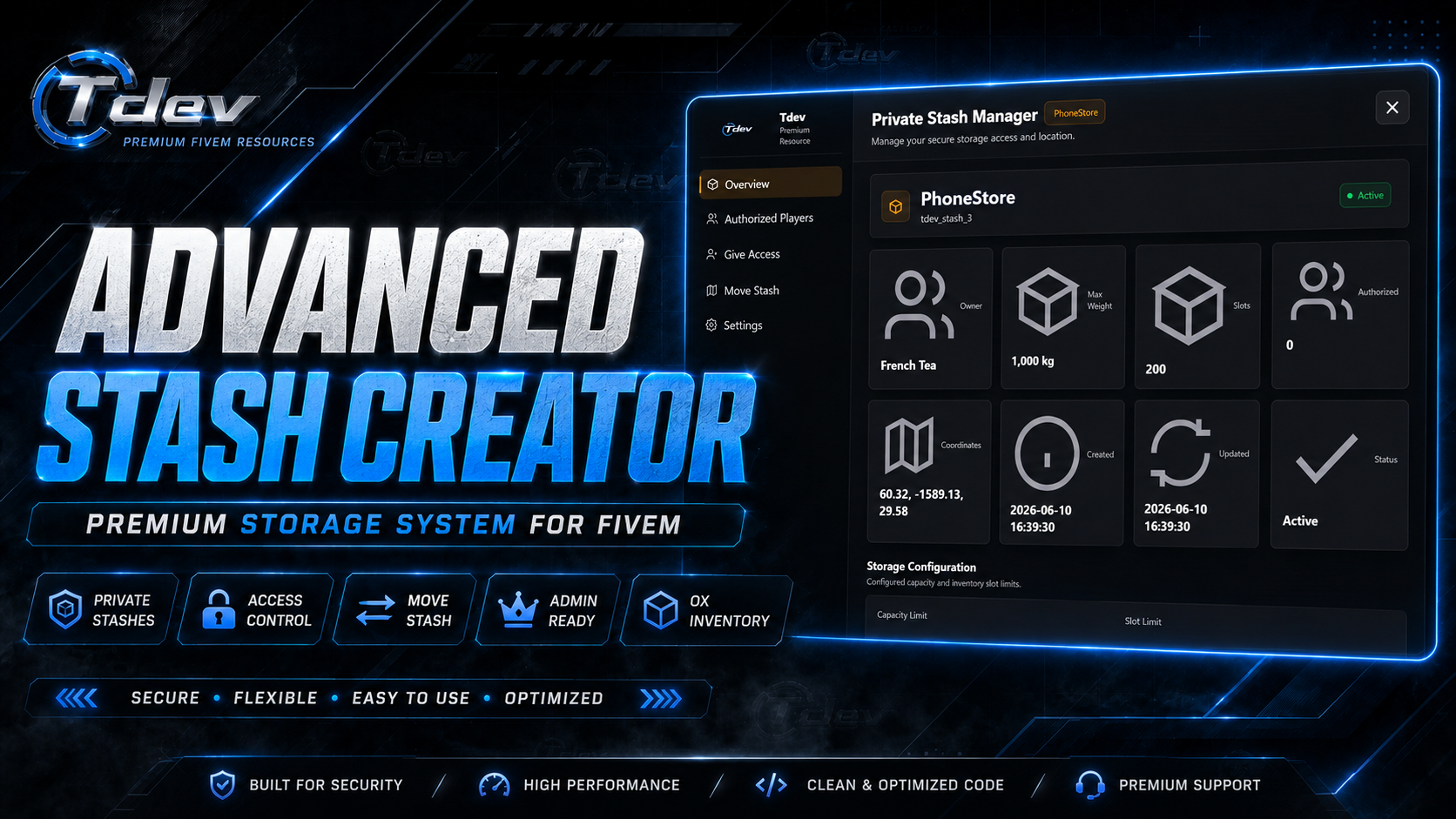 Stash Creator [ESX/QB/QBOX]