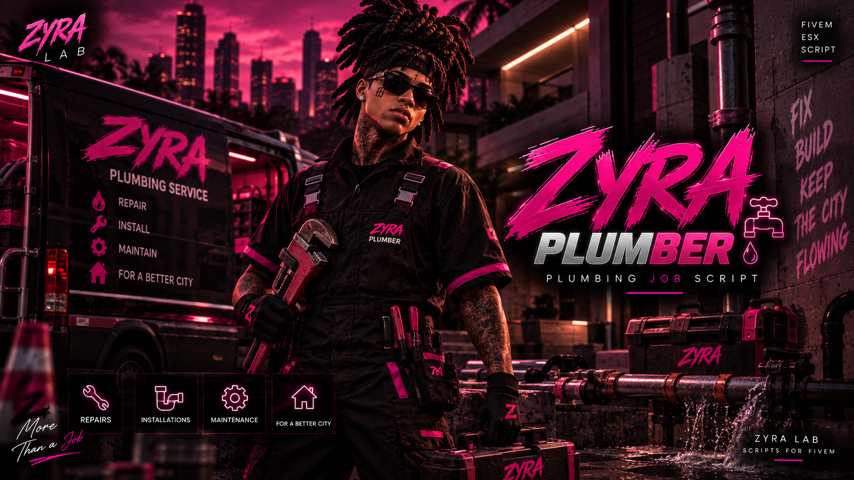 [ZYRA Plumber  ]  Job  {ESCROW}