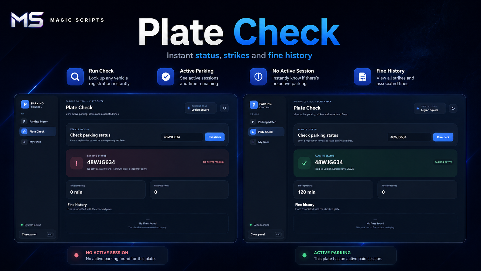 Magic Parking Meter – FiveM Parking & Enforcement System